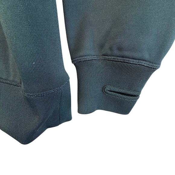 Saga Outerwear Snowboard Hoodie Mens L Teal Pullover Ski Snow Kangaroo Pocket - Picture 8 of 9